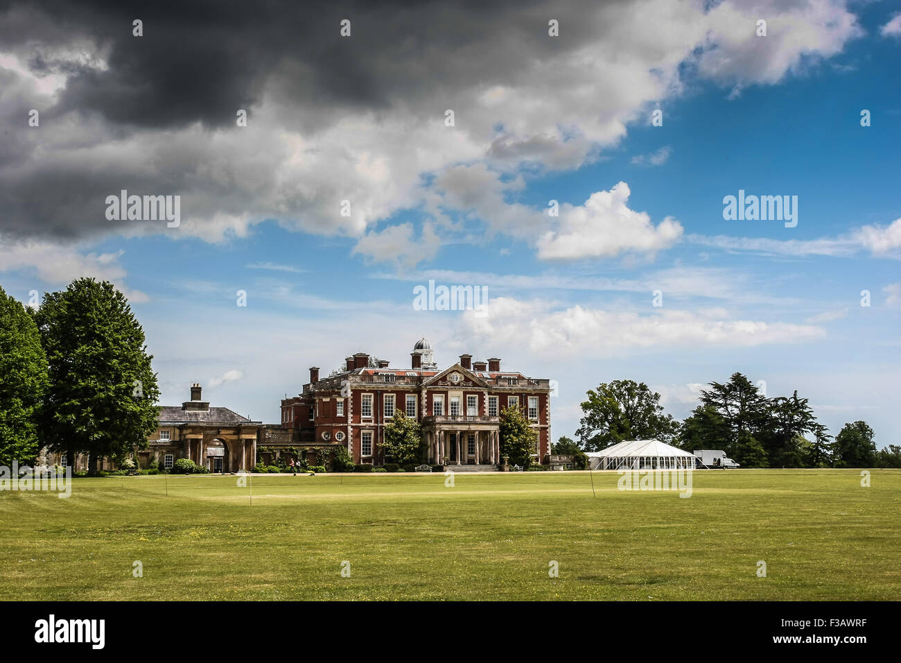 Maison de Stansted une belle maison de campagne maison seigneuriale situé dans le Sussex dans la campagne. Banque D'Images