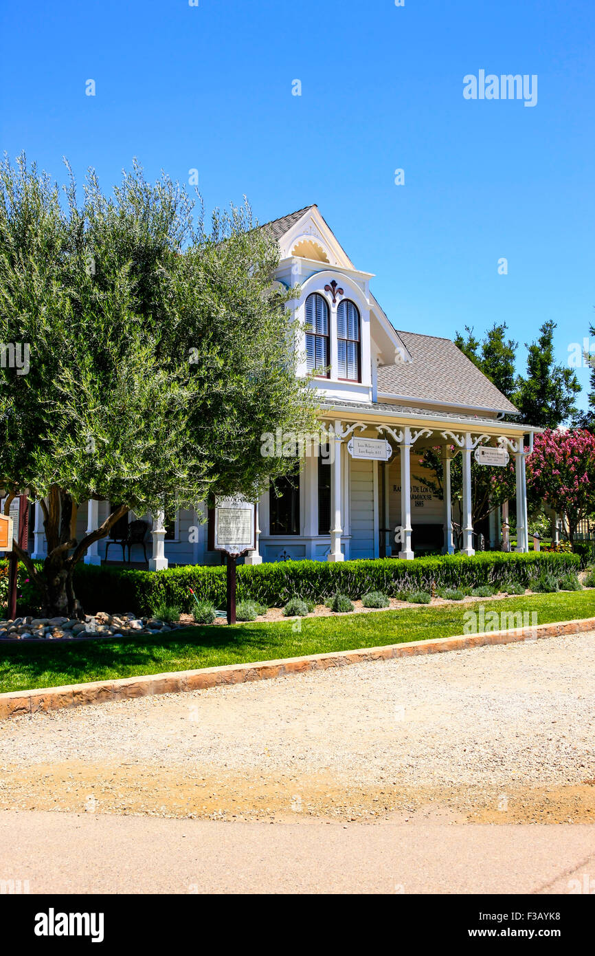 Constructeurs et d'architectes bureaux à Los Olivos, une petite ville dans la région de la vallée de Santa Maria à Santa Barbara en Californie Banque D'Images