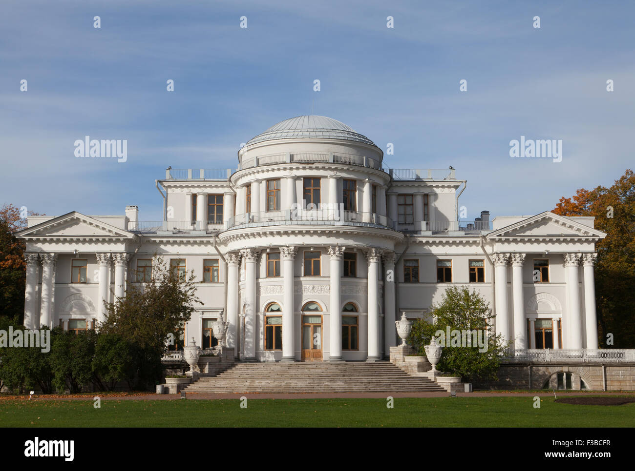 Palais Elagin, Saint-Pétersbourg, Russie. Banque D'Images