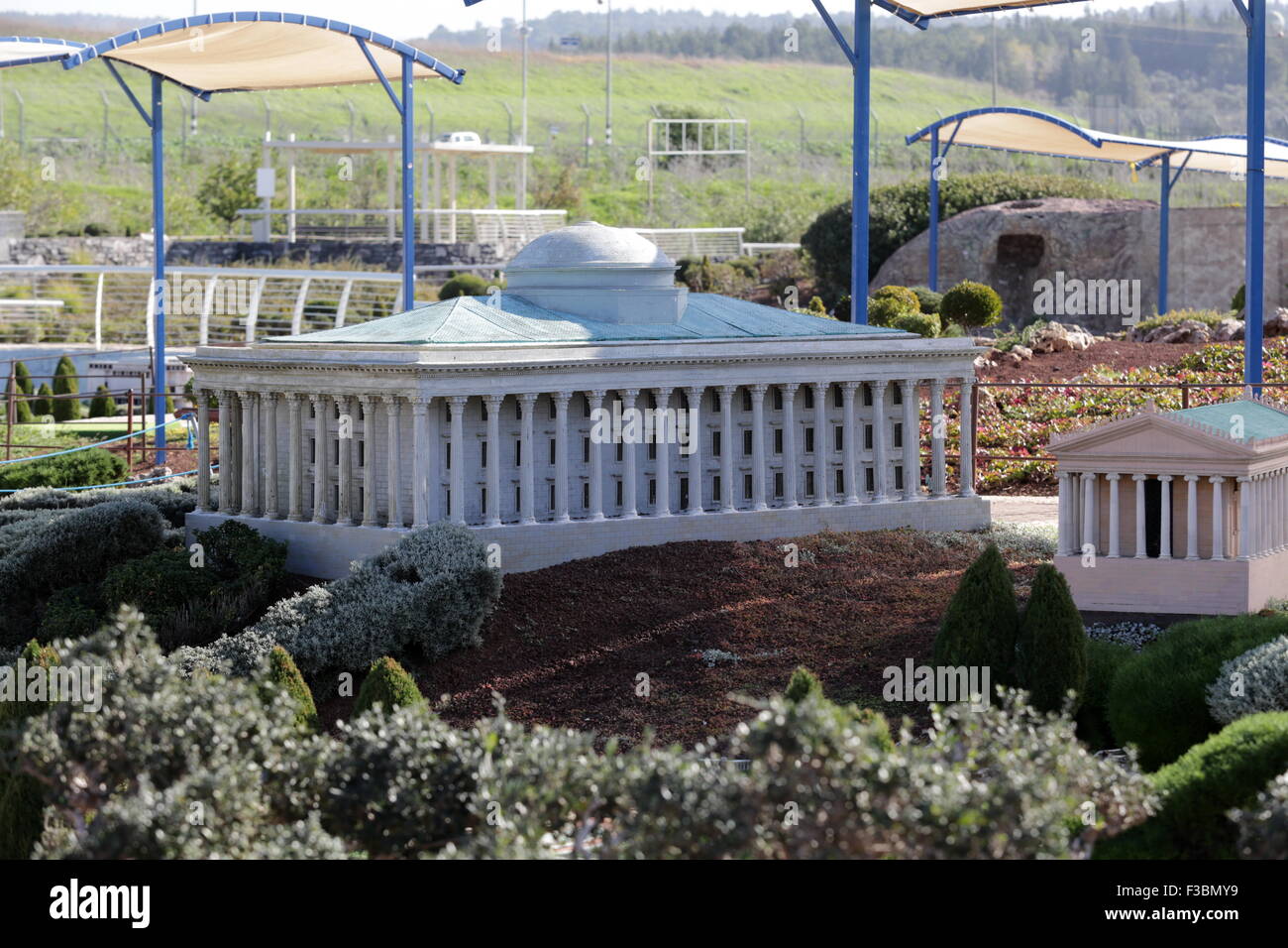 L'architecture à Jérusalem, Israël Mini Mini Israël est un parc de modèles réduit de sites et de construction en Israël, tous les modèles d'un Banque D'Images