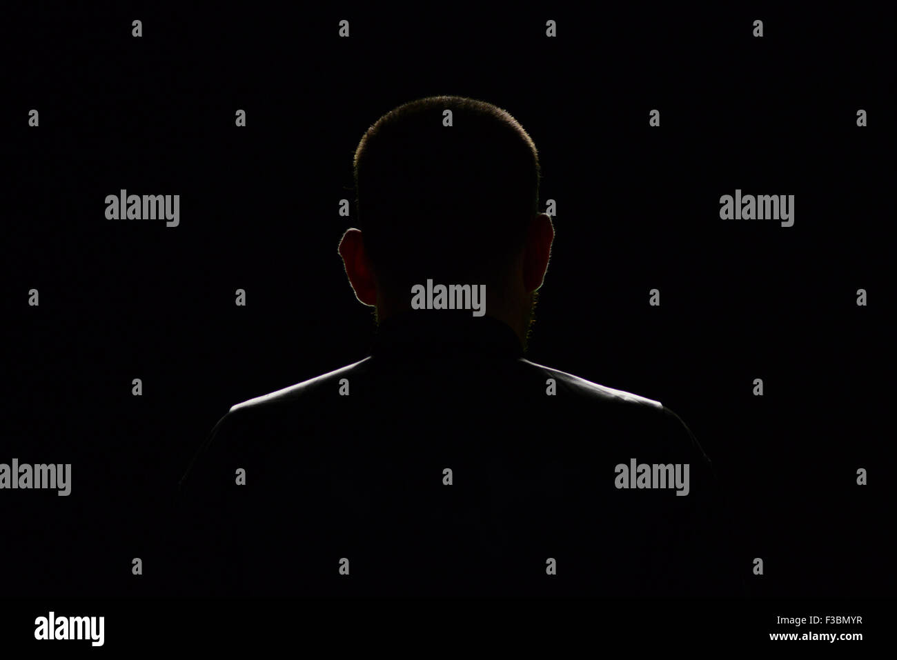 Joueur de tennis professionnel Mark Williams jouant dans le Championnat International 2015 qualificatifs, Barnsley, au Royaume-Uni. Banque D'Images