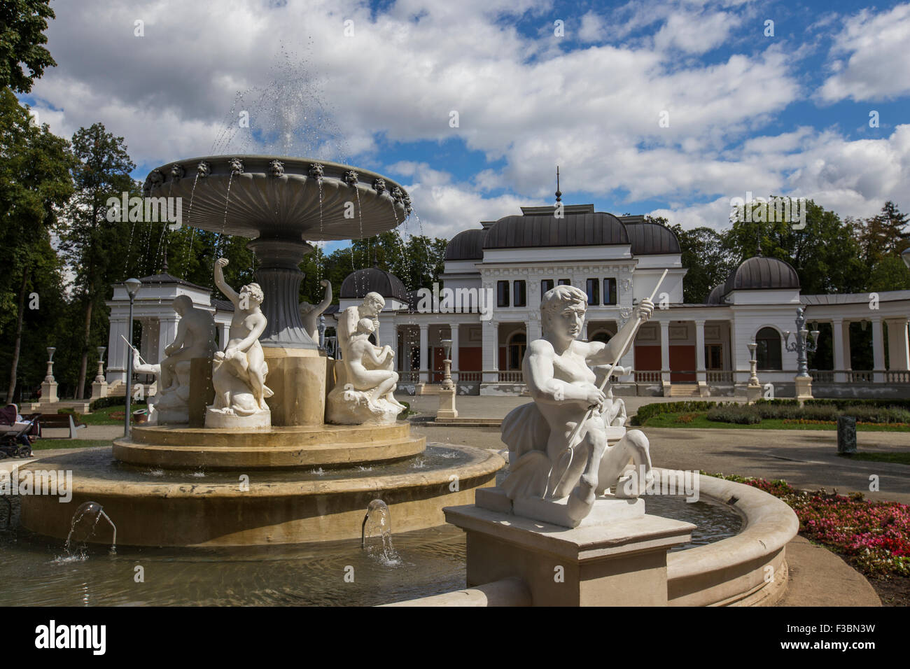 Casino à Central Park, CLUJ-NAPOCA, Roumanie. Banque D'Images