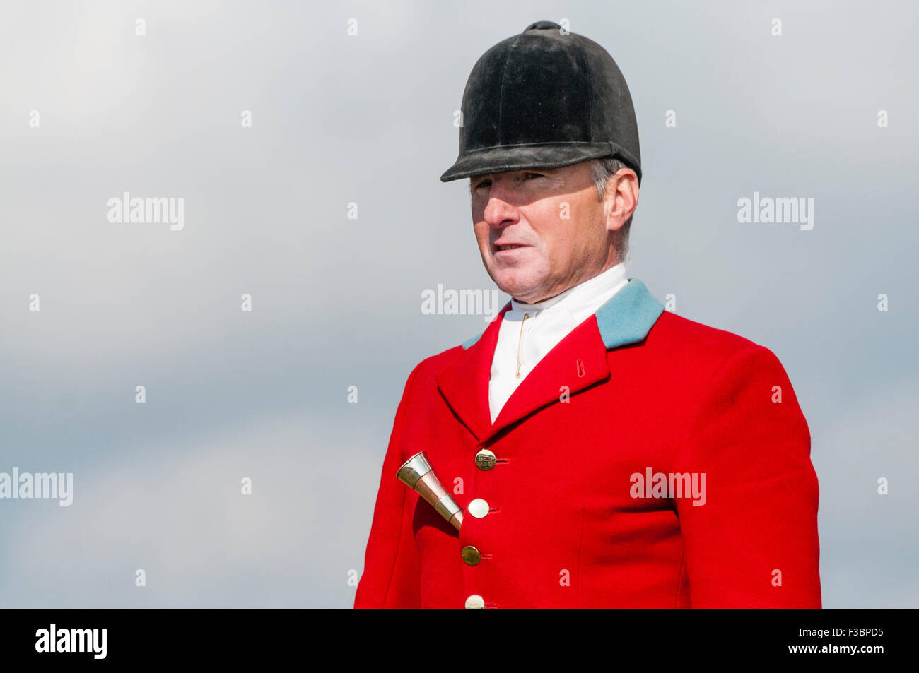 Rostrevor, Irlande du Nord. 04 Oct 2015 - Huntsman Declan Keenan Crédit : Stephen Barnes/Alamy Live News Banque D'Images