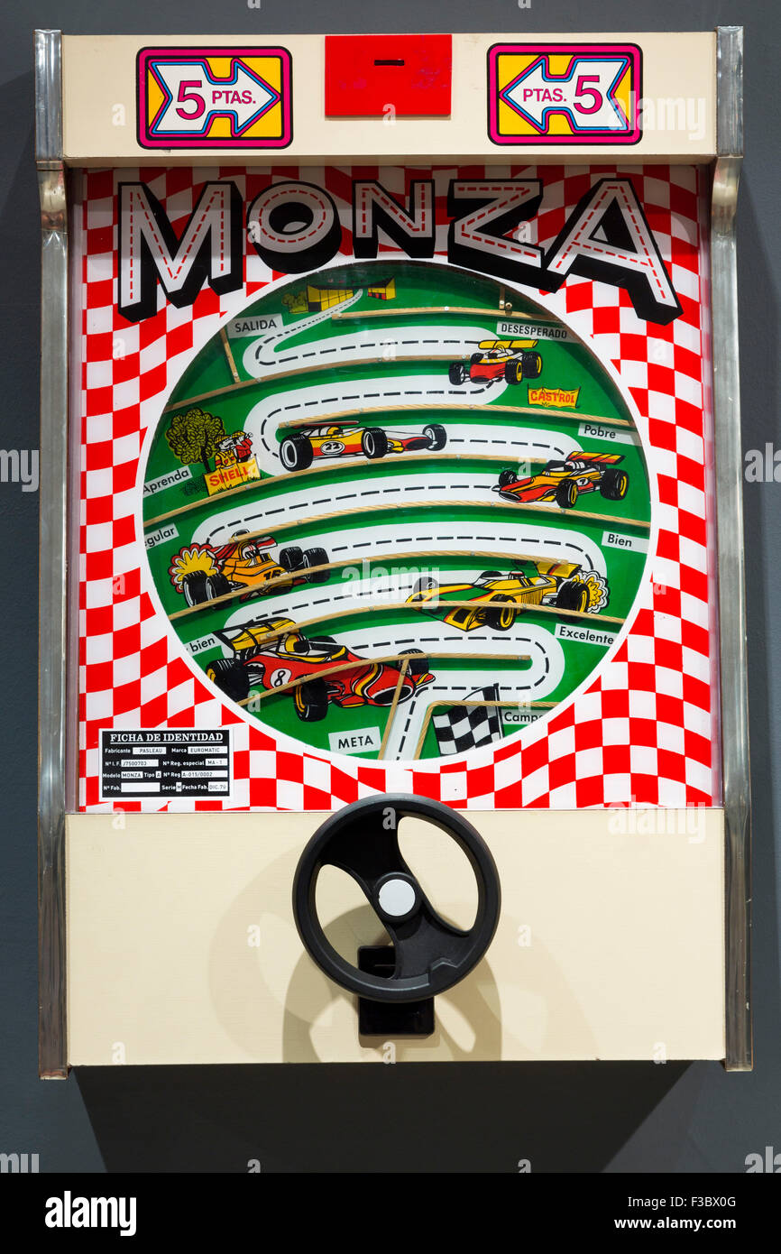 Jeux machine Vintage Banque D'Images