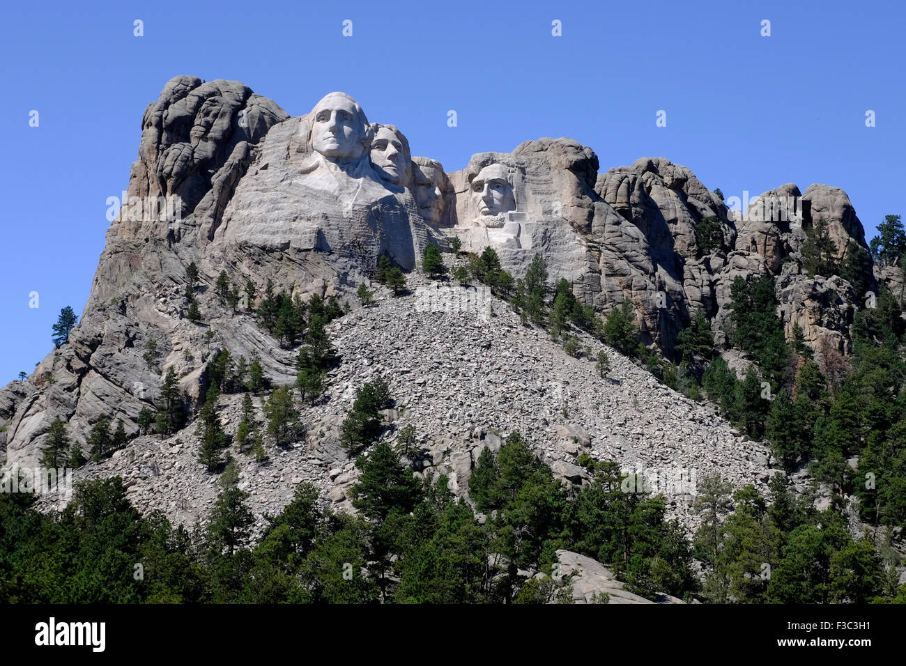 Mount Rushmore National Monument près de Keystone, Dakota du Sud Banque D'Images