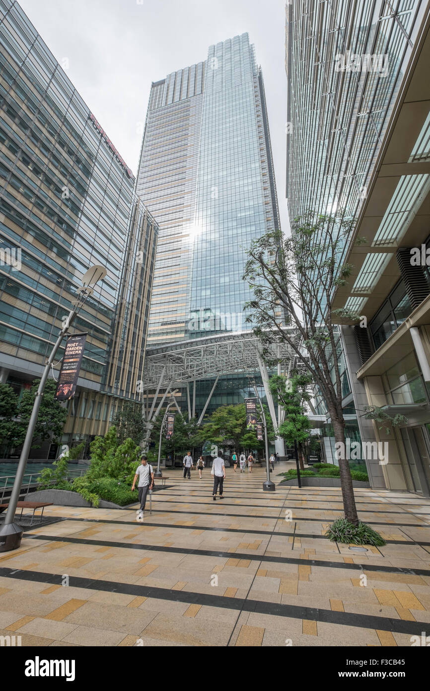 Vue sur Tokyo Midtown le développement immobilier à Roppongi Hills Tokyo Japon Banque D'Images