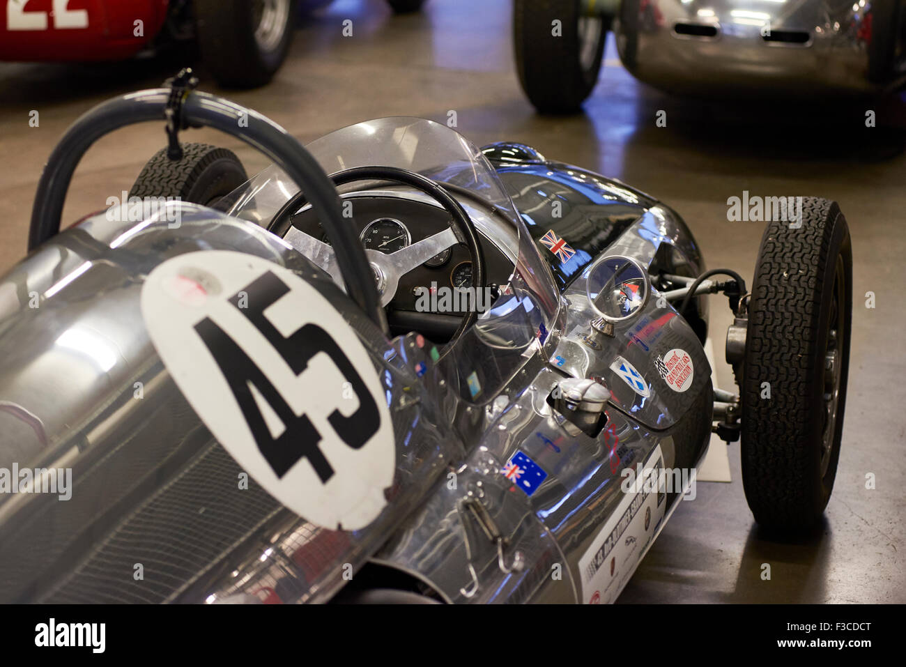 Cooper T45, Bj.1958, cockpit,Historic Grand Prix automobiles, 43.AvD Oldtimer-Grand-Prix 2015 Nürburgring Banque D'Images