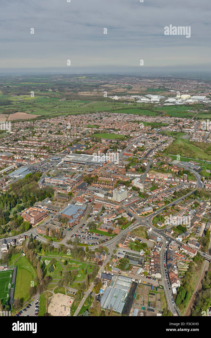 Photo aérienne de Bedworth, Warwickshire Banque D'Images