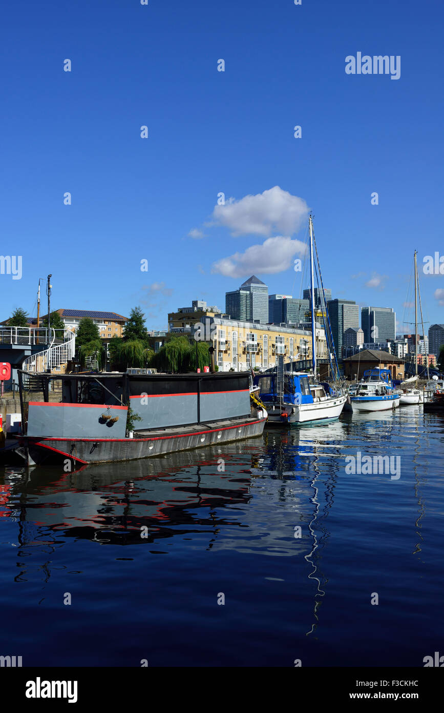 Groenland Dock, Surrey Quays, Rotherhithe, Londres SE16, Royaume-Uni Banque D'Images