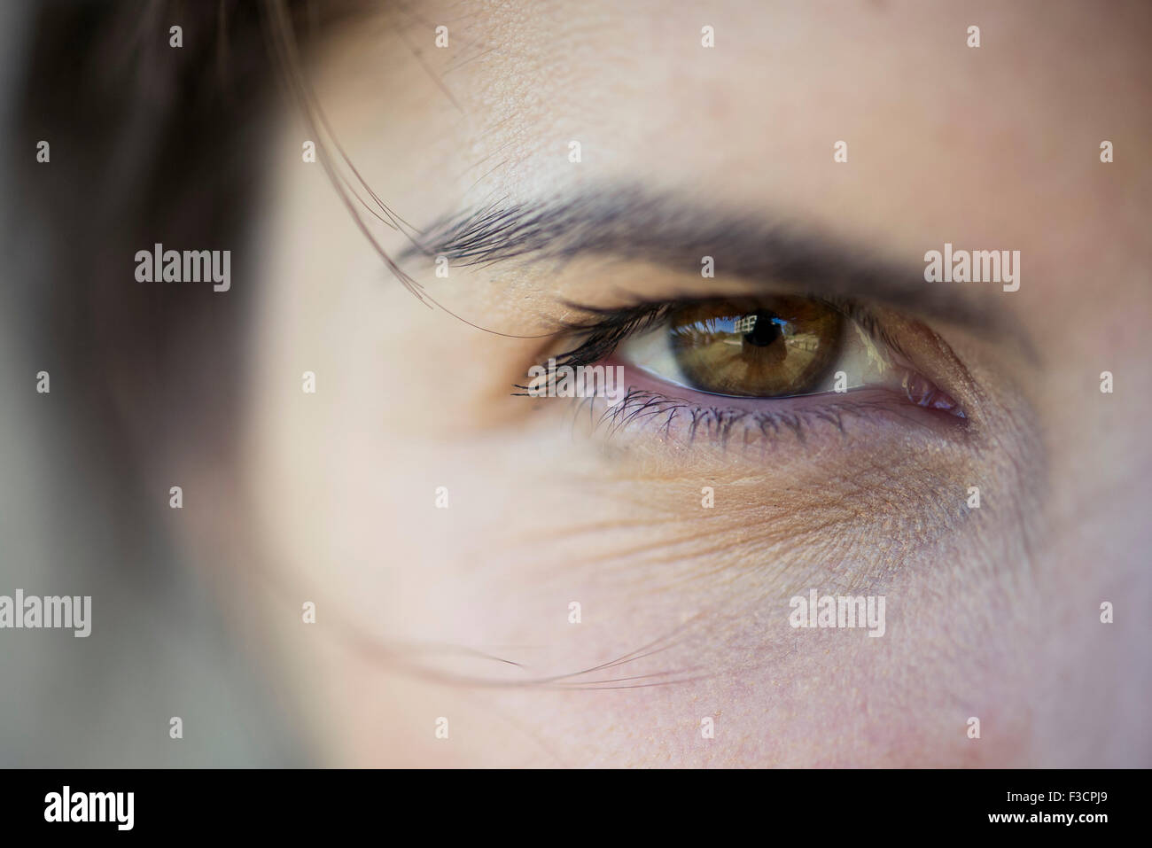 Woman's eye, close-up Banque D'Images