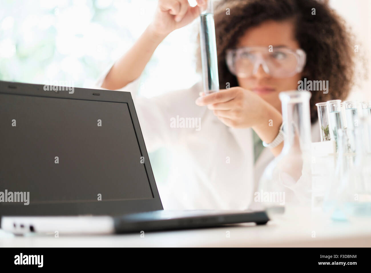 La recherche chimique scientifique Banque D'Images