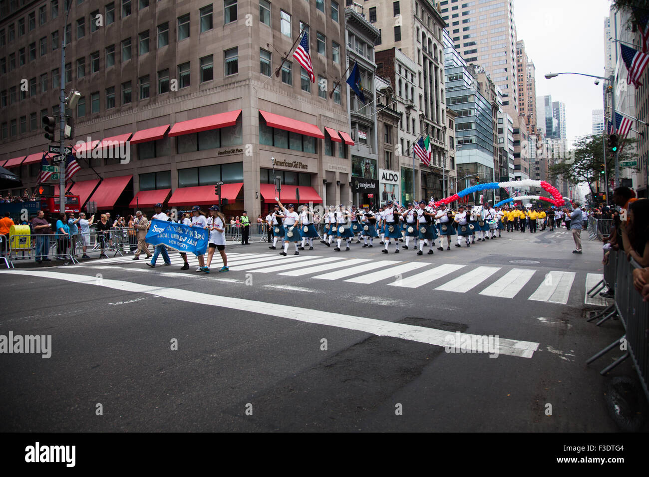 2014 Défilé de la Fête du travail à New York City Banque D'Images