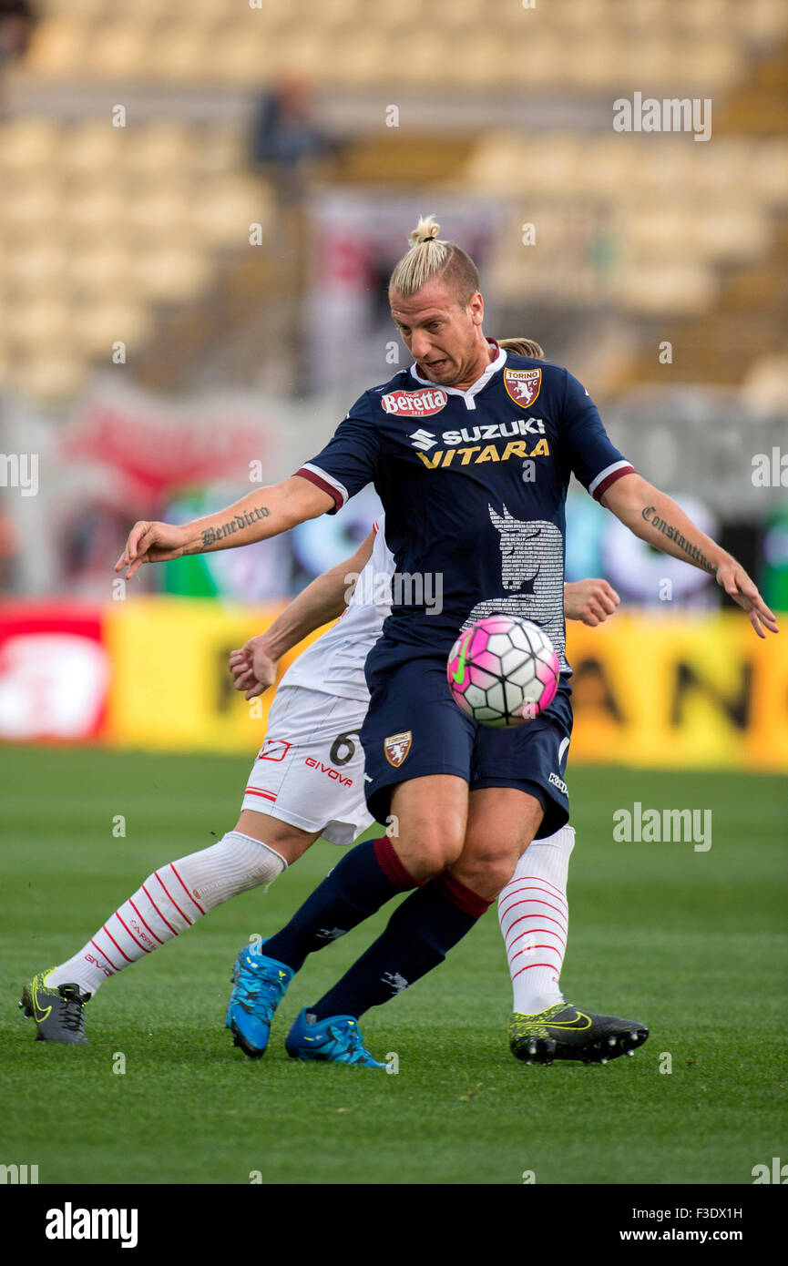 Maxi Lopez (Turin), le 3 octobre 2015 - Football / Soccer : Italien 'Serie' une correspondance entre Carpi FC 2-1 Torino FC au Stadio Alberto Braglia, à Modène, en Italie. (Photo de Maurizio Borsari/AFLO) Banque D'Images