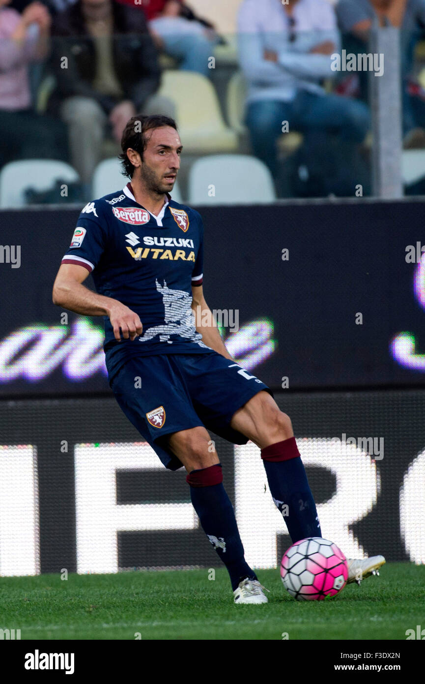 Modène, Italie. 3e oct, 2015. Emiliano Moretti (Torino) Football/soccer : Italien 'Serie' une correspondance entre Carpi FC 2-1 Torino FC au Stadio Alberto Braglia, à Modène, Italie . © Maurizio Borsari/AFLO/Alamy Live News Banque D'Images