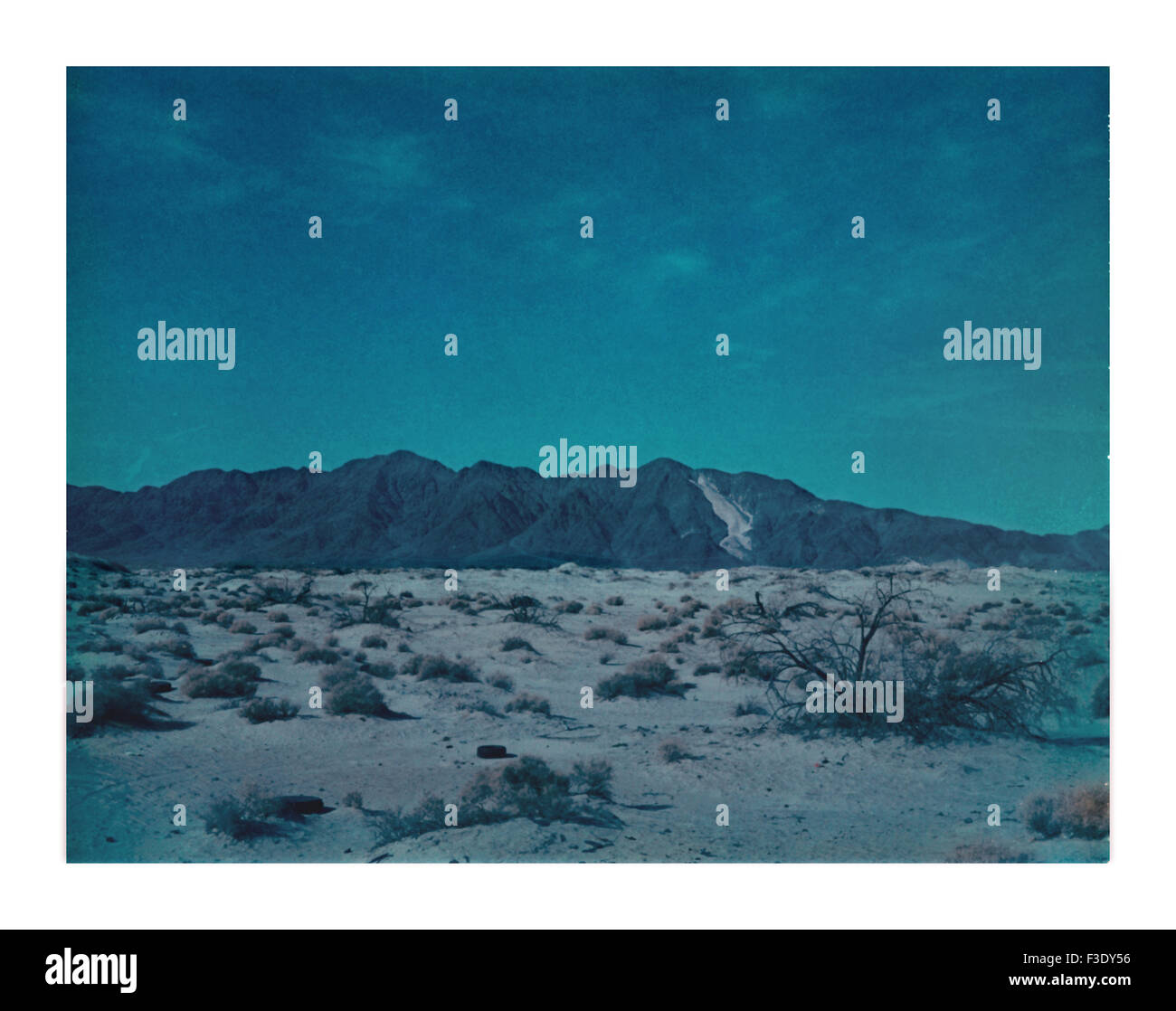 Désert pollué Banque D'Images