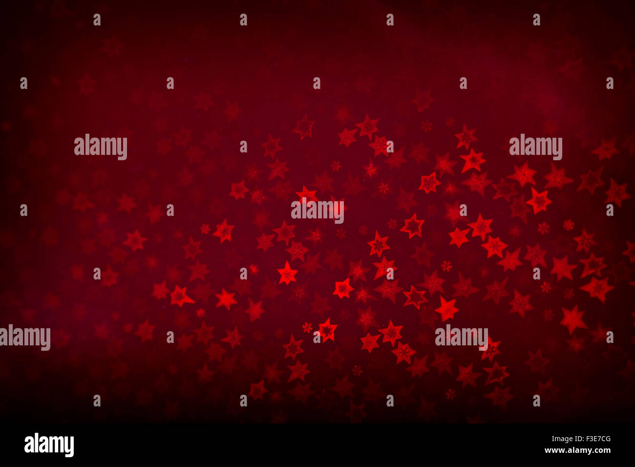 Red star burst background illustration vivante Banque D'Images