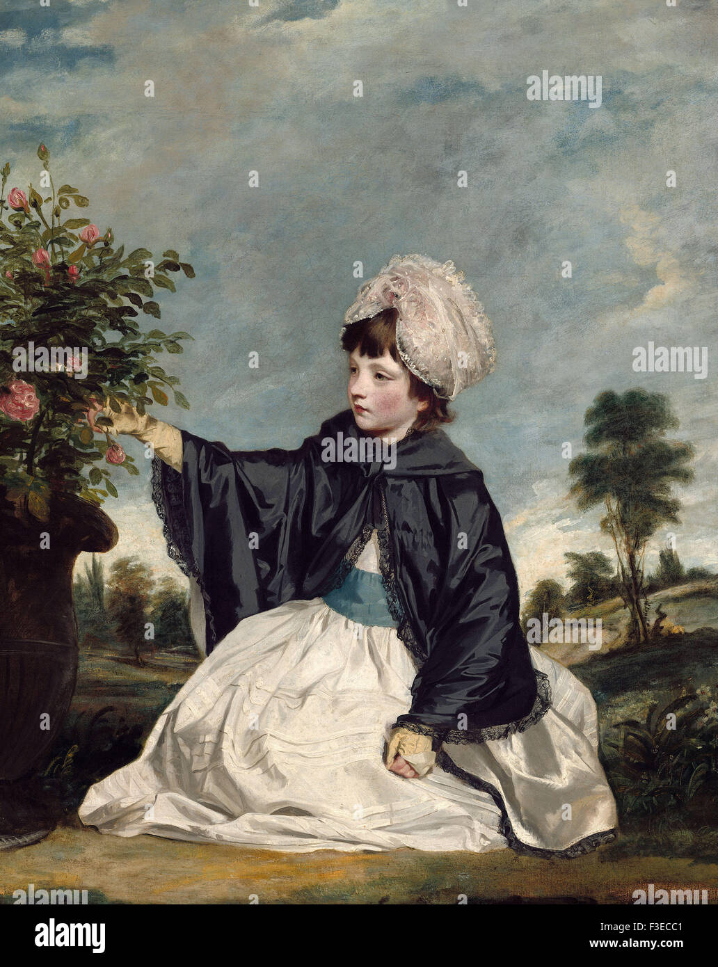 Sir Joshua Reynolds - Dame Caroline Howard Banque D'Images