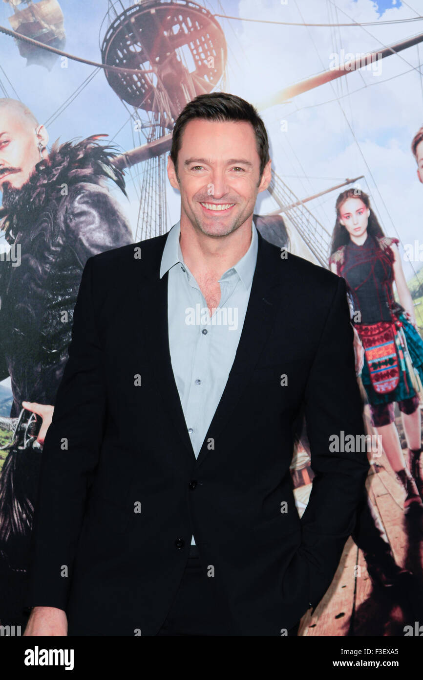 New York, NY, USA. 5 octobre, 2015. Hugh Jackman participe à 'pan' première au Ziegfeld Theatre Le 4 octobre 2015 à New York. Credit : ZUMA Press, Inc./Alamy Live News Banque D'Images