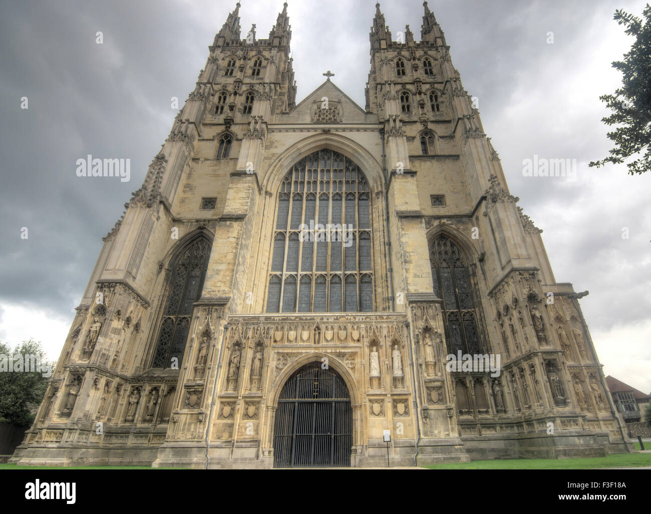 La cathédrale de Canterbury église médiévale Banque D'Images