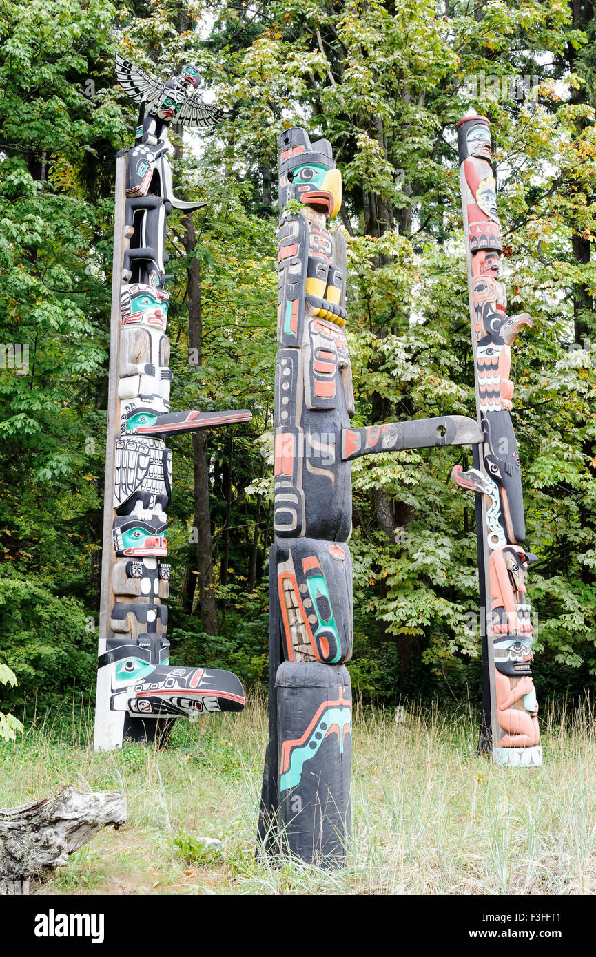 Le parc Stanley de Vancouver, Canada Banque D'Images