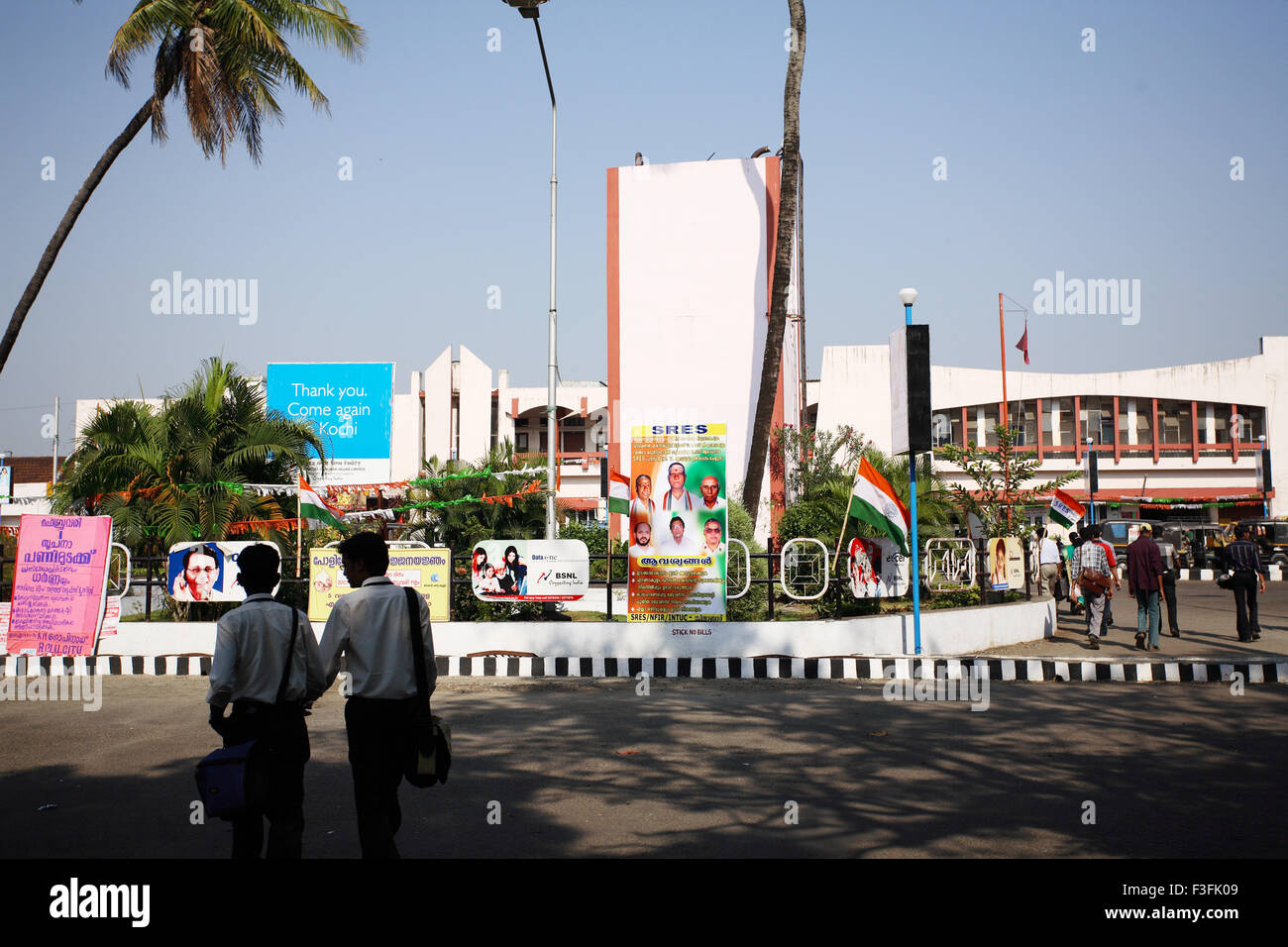 La gare d'Ernakulam Ernakulam Junction ; ; ; ; d'Ernakulam Kerala Inde Banque D'Images