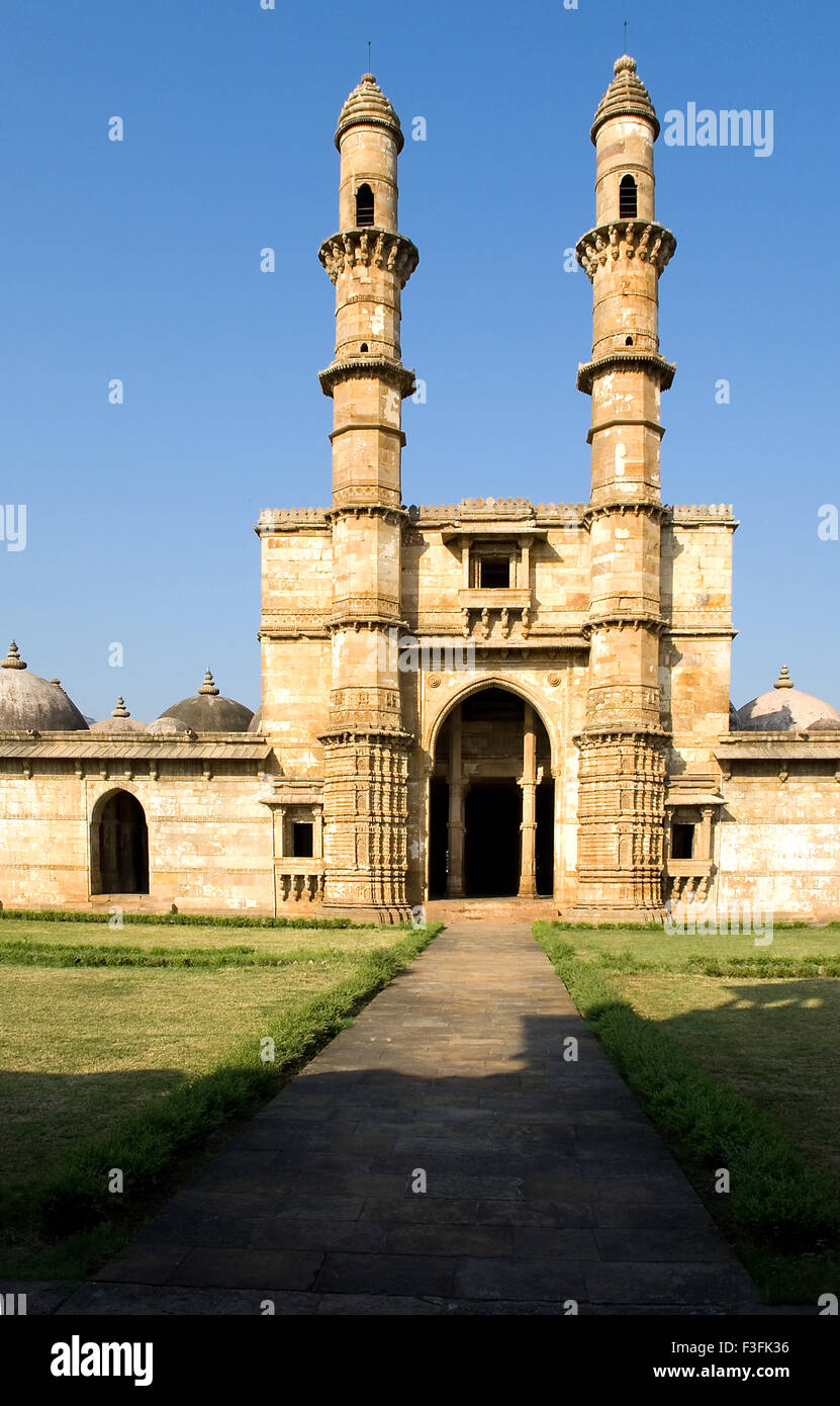 Pavagadh Champaner 15e Si cle R gle Mahmud Begda Jami Masjid Complex Et 