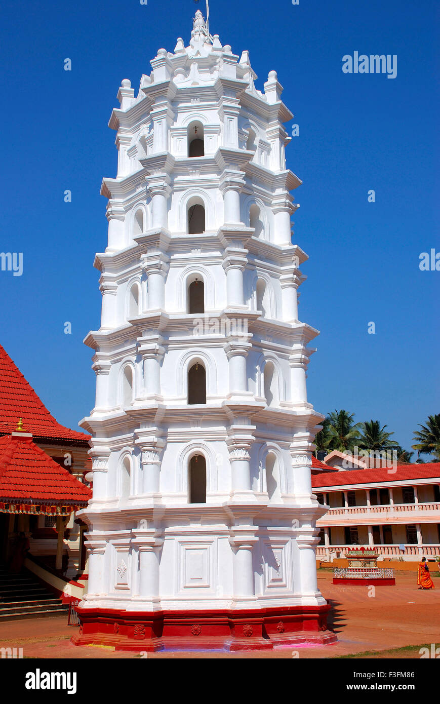Shri Mangesh temple ; Ponda Goa ; Inde ; Banque D'Images
