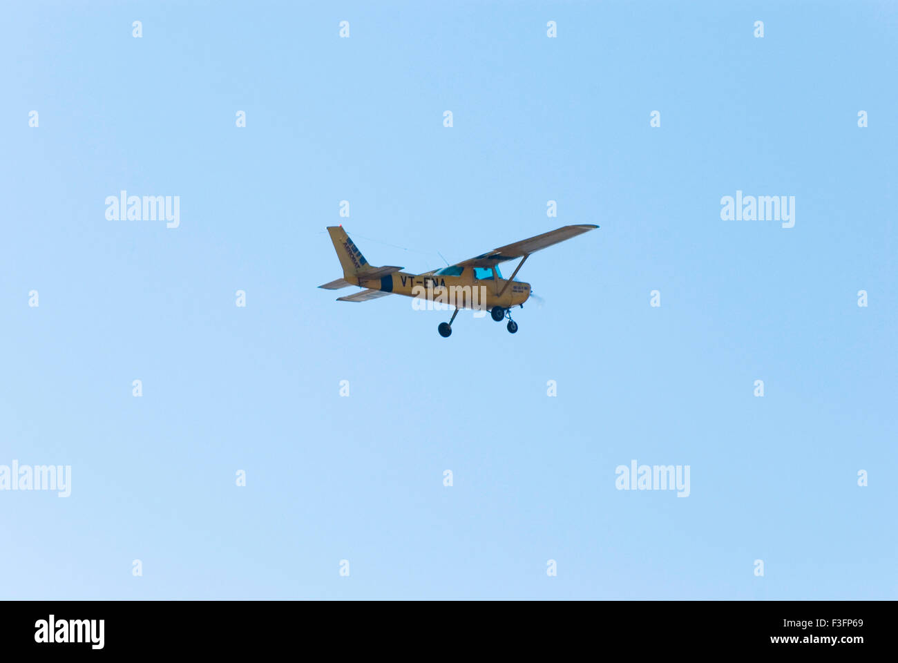 Cessna Sky Hawk 4 plus populaires sitter de avion Aero Club de l'Inde Bombay ; maintenant Mumbai Maharashtra ; Inde ; Banque D'Images