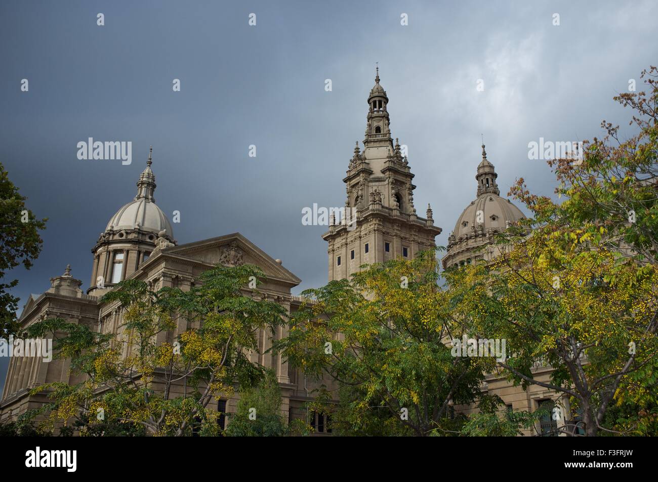 Le Musée National à Barcelone Banque D'Images