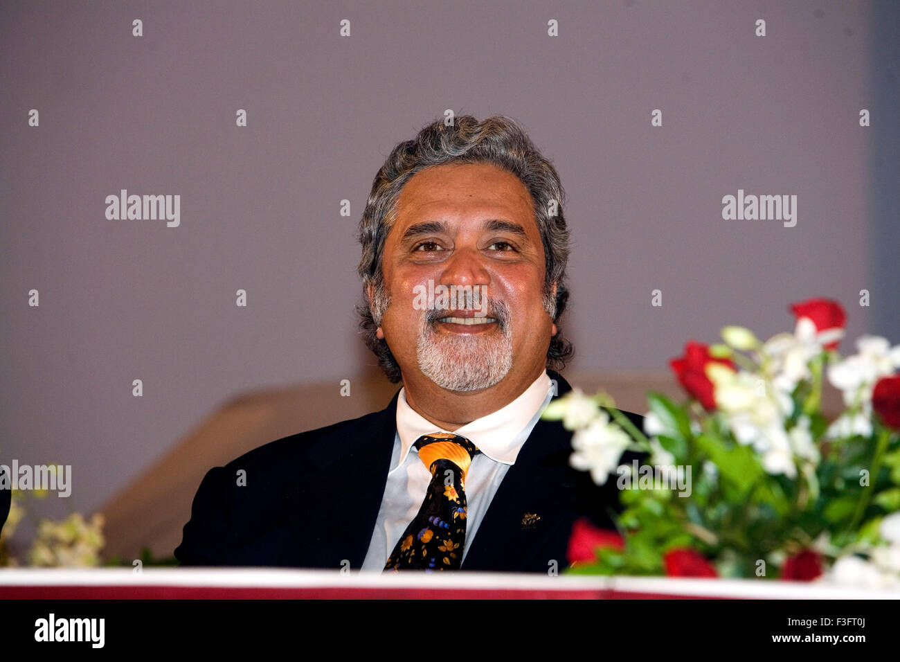 DR. Vijay Mallya Président United Breweries PAS MR Banque D'Images
