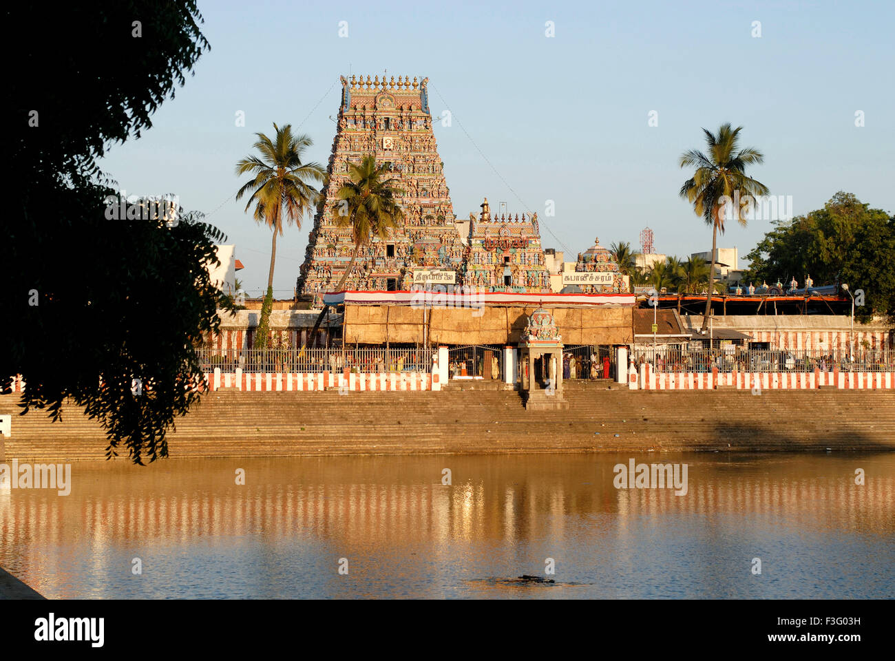 Kapaleeswarar Temple à Chennai Tamil Nadu ; Inde ; Banque D'Images