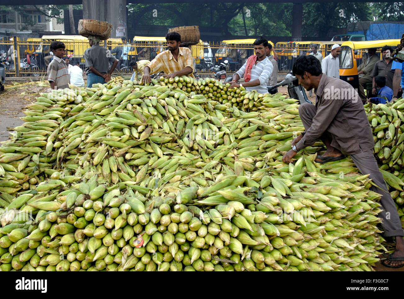 Ville marché de fruits et légumes ; ; ; l'Inde Karnataka Bangalore Banque D'Images