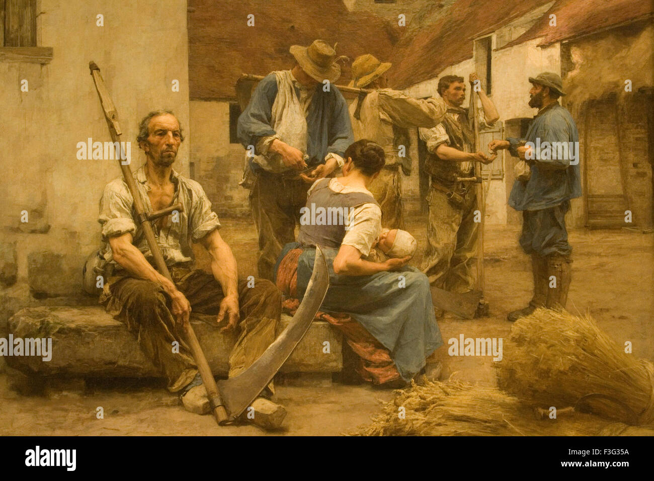 La peinture française CHEF-D dans le musée d'Orsay Musée de l'art ; Paris ; France ; Europe Banque D'Images