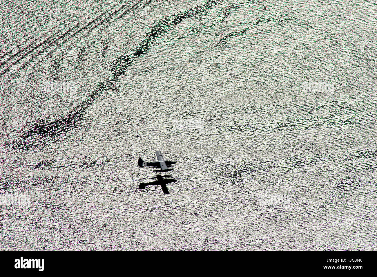 Hydravion avion aero atterrissage sur l'eau ; Juneau Alaska ; U.S.A. ; Etats-Unis d'Amérique Banque D'Images