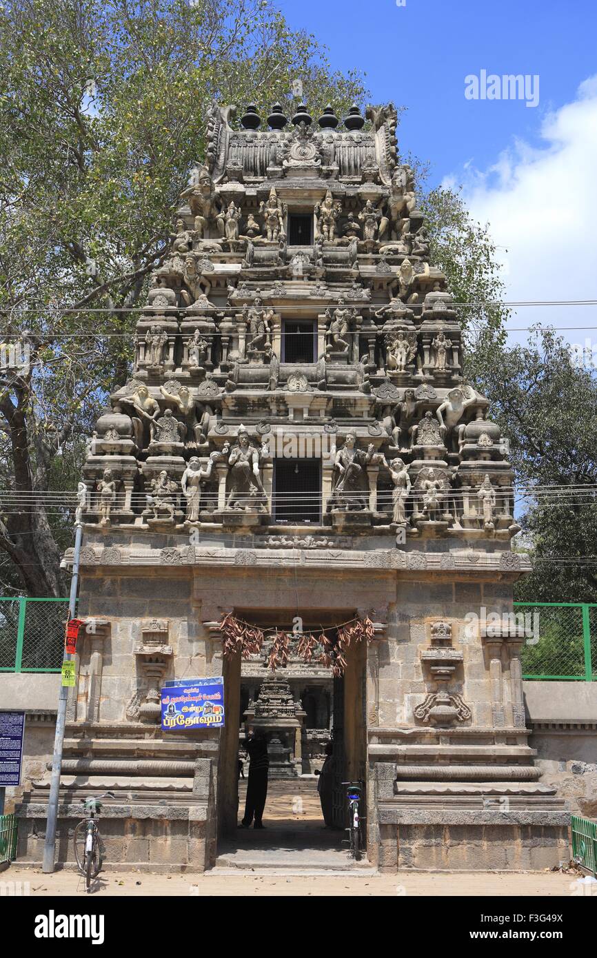 Swargeshwara ; période Chola temple Kanchipuram district ; état ; Inde ; Tamilnadu Banque D'Images