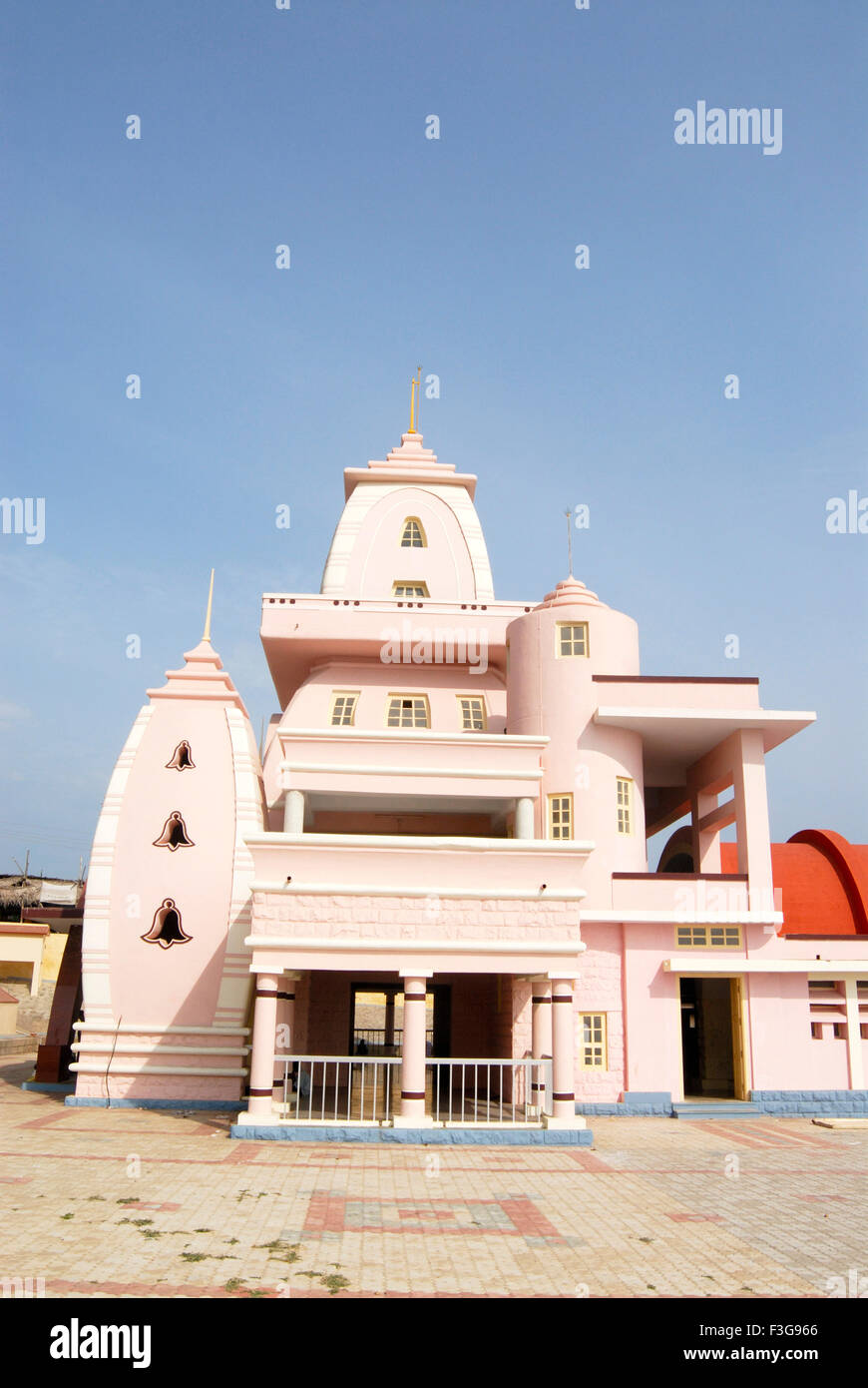 Gandhi Memorial créée en 1956 (hauteur 79 pieds) ; Kanyakumari ; Tamil Nadu Inde ; Banque D'Images