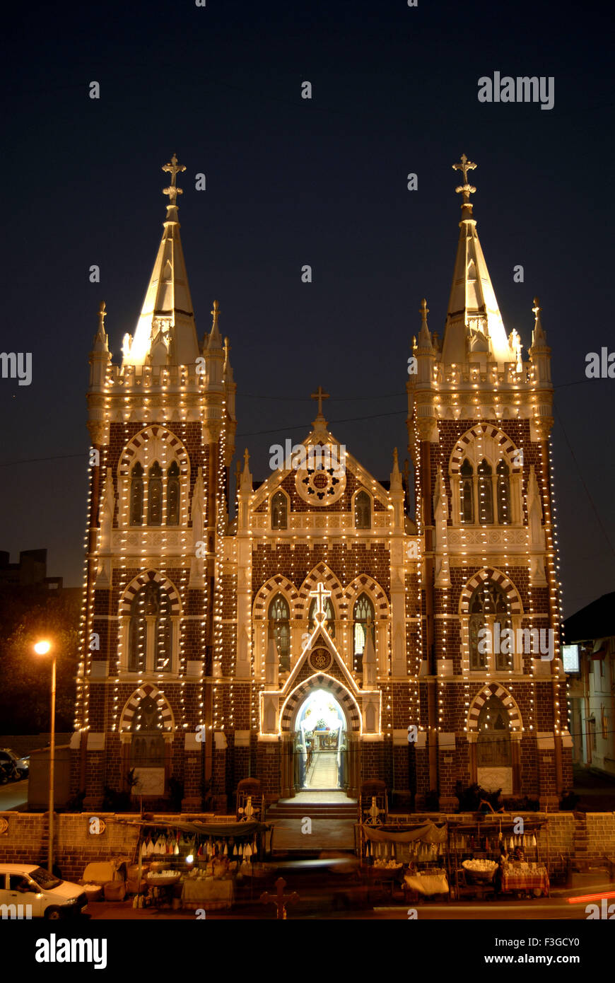 Mont épouser église construite en 1904 ; maintenant Mumbai Bombay Bandra ; ; ; Inde Maharashtra Banque D'Images