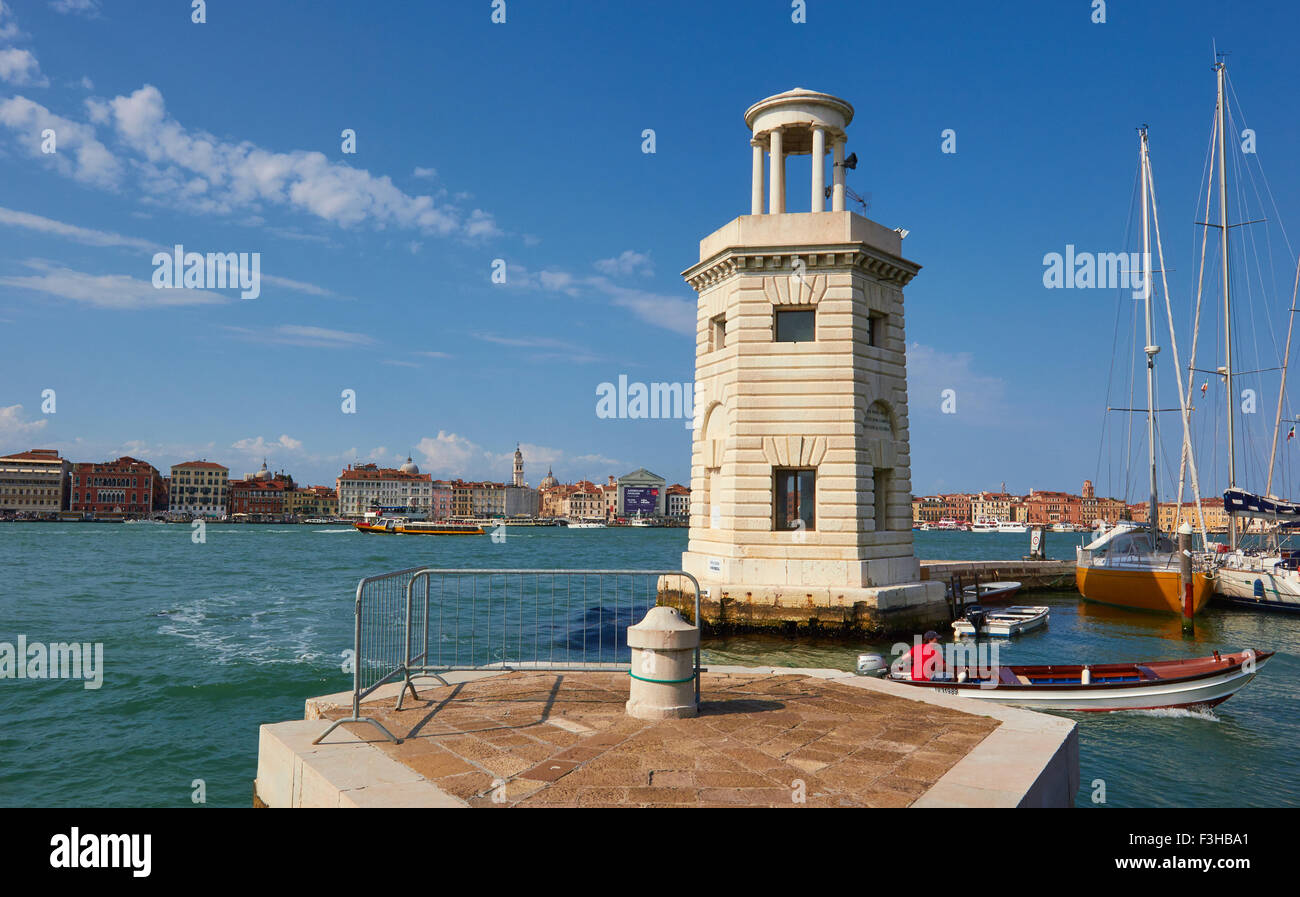 De Venise l'île de San Giorgio Maggiore Veneto Italie Europe Banque D'Images