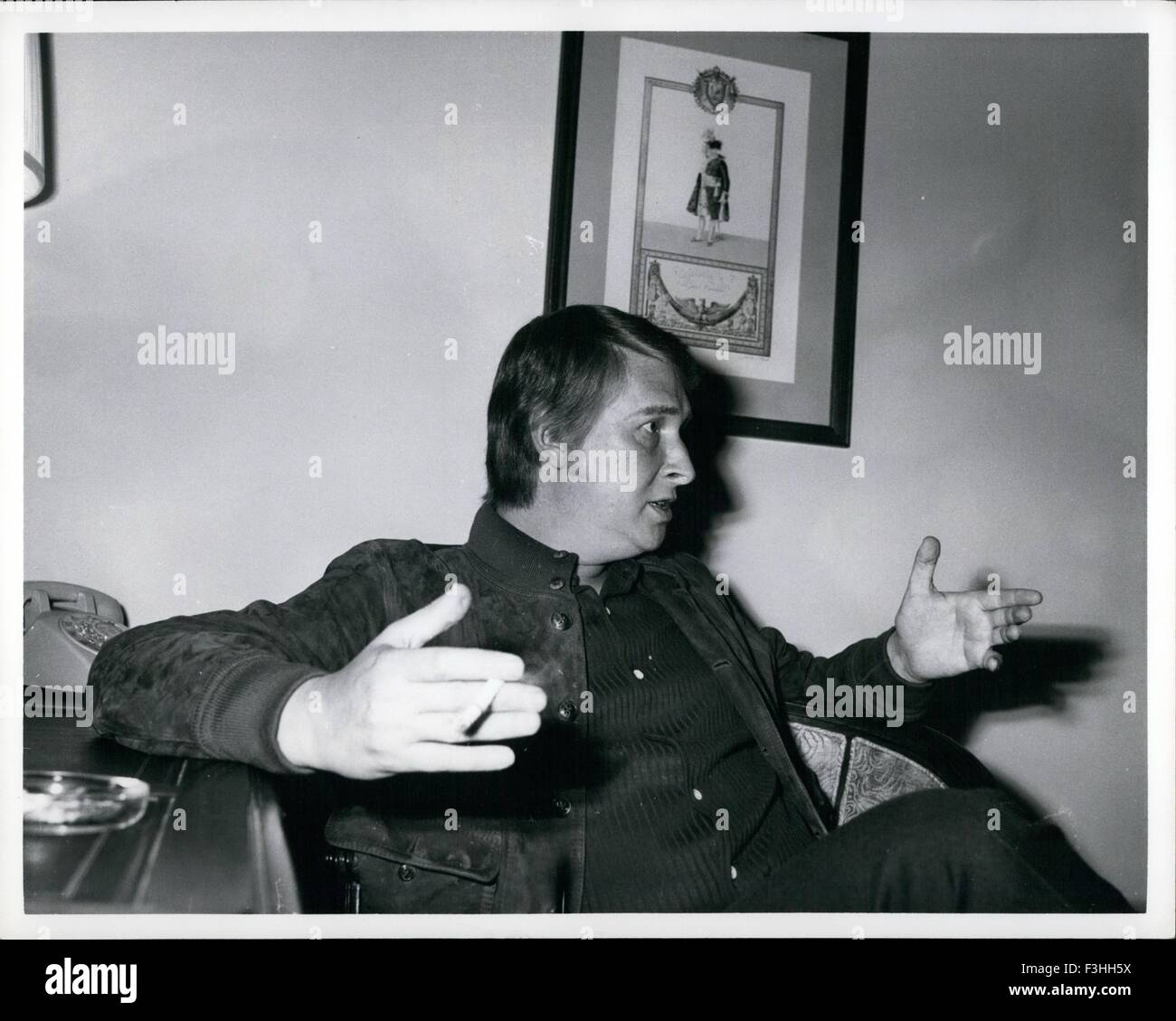 18 juin 1971 - Mike Nichols au Drake Hotel, New York, 18 juin 1971 © Keystone Photos USA/ZUMAPRESS.com/Alamy Live News Banque D'Images