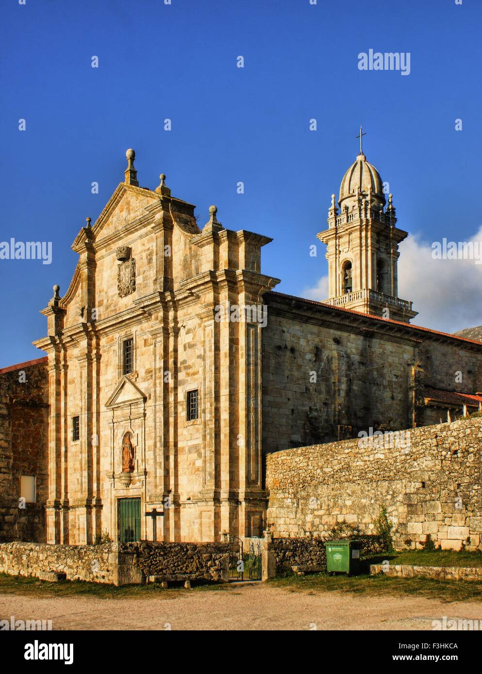 Monastère d'Oia en Galice, Espagne Banque D'Images