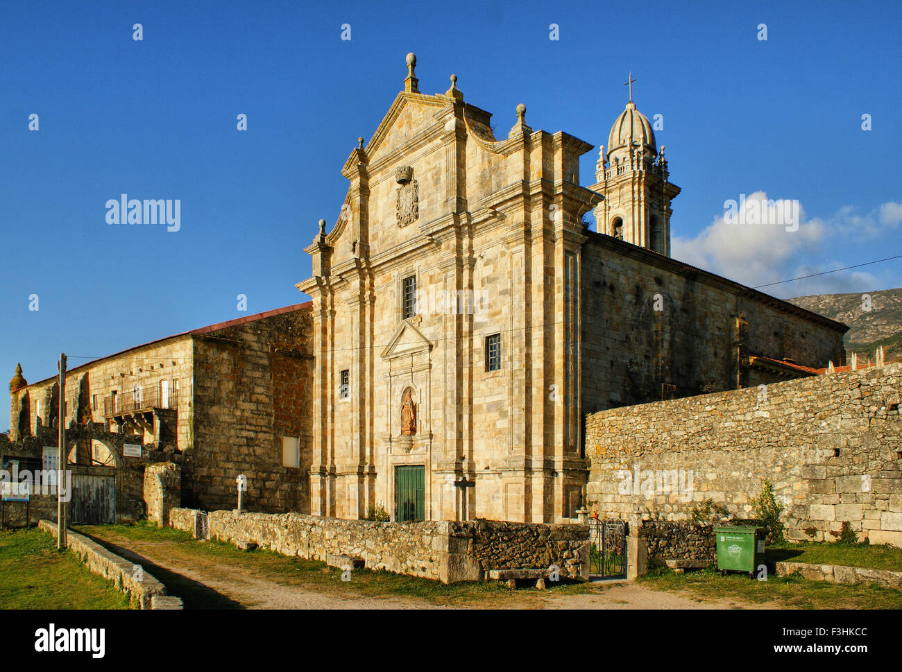 Monastère d'Oia en Galice, Espagne Banque D'Images
