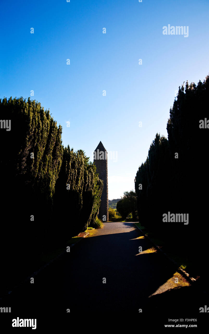 20e siècle St Patrick's Memorial Church, Saul. sur le site de St Patrick's première église construite en 432 A.D, comté de Down, Irlande du Nord Banque D'Images