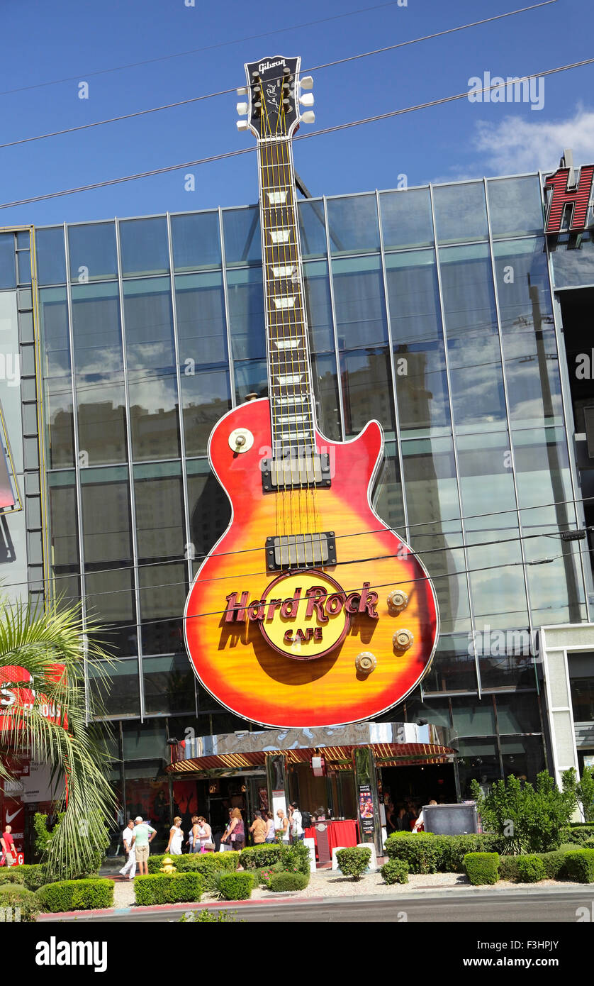 Hard Rock Cafe, Las Vegas, Nevada, USA Banque D'Images