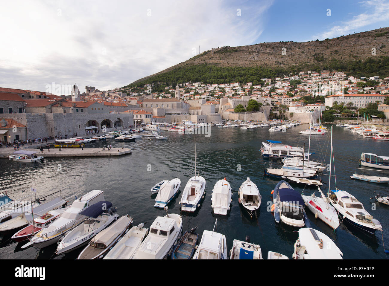 Port, Dubrovnik, Croatie Banque D'Images