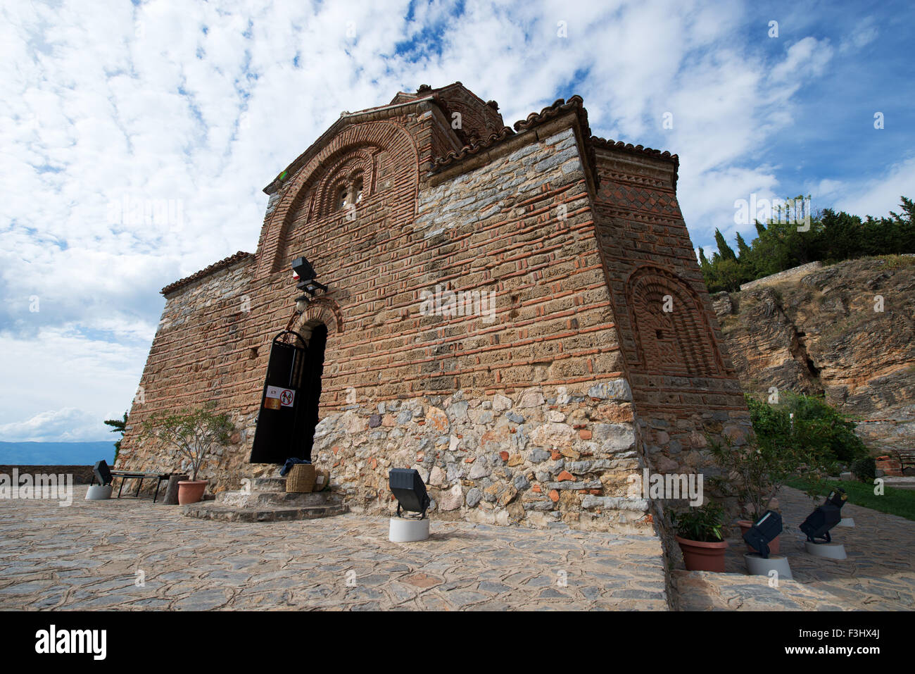 Eglise de Saint John à kaneo, Ohrid, Macédoine Banque D'Images