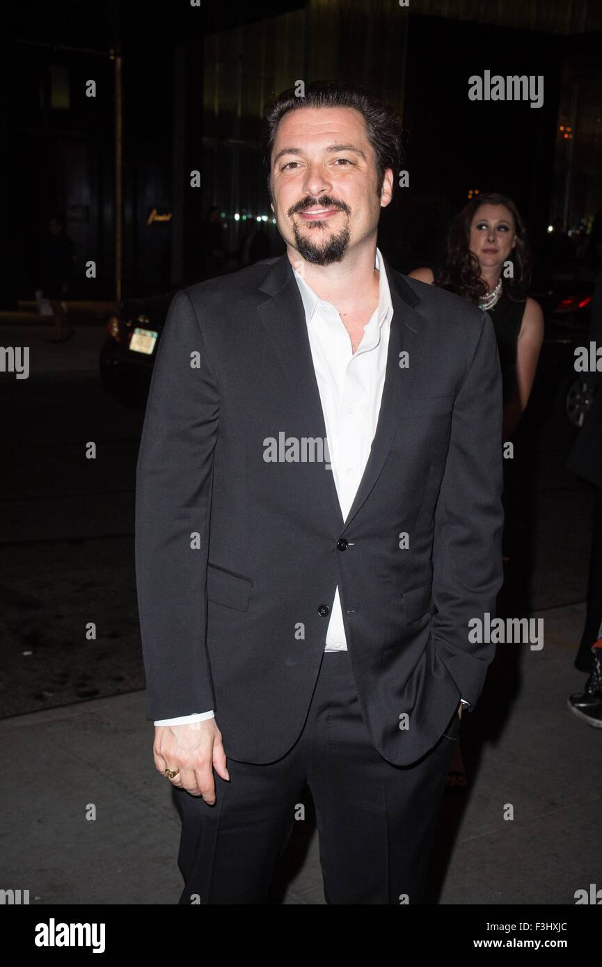 New York, NY, USA. 7 Oct, 2015. James Vanderbilt aux arrivées de la vérité première, Museum of Modern Art (MoMA), New York, NY 7 octobre 2015. Crédit : Steven Ferdman/Everett Collection/Alamy Live News Banque D'Images