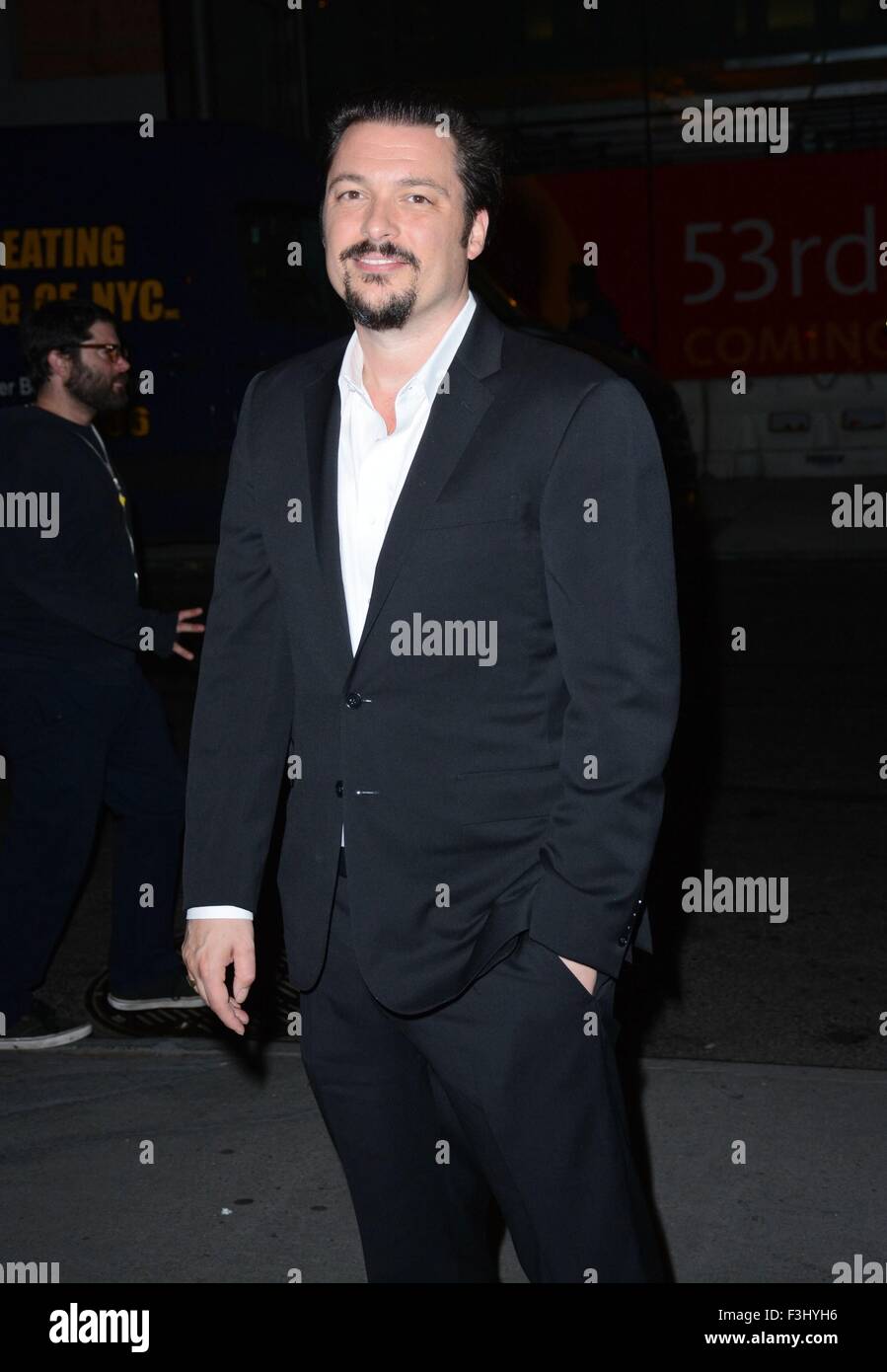 New York, NY, USA. 7 Oct, 2015. James Vanderbilt aux arrivées de la vérité première, Museum of Modern Art (MoMA), New York, NY 7 octobre 2015. Credit : Derek Storm/Everett Collection/Alamy Live News Banque D'Images