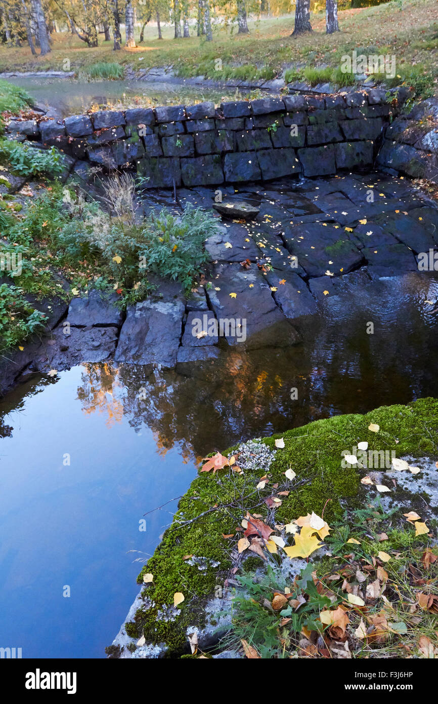 Vue sur le parc à Mustola, Lappeenranta FINLANDE Banque D'Images