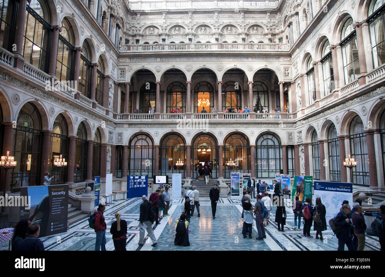 Journée porte ouverte au ministère des Affaires étrangères et du Commonwealth - Durbar Court - Londres UK Banque D'Images
