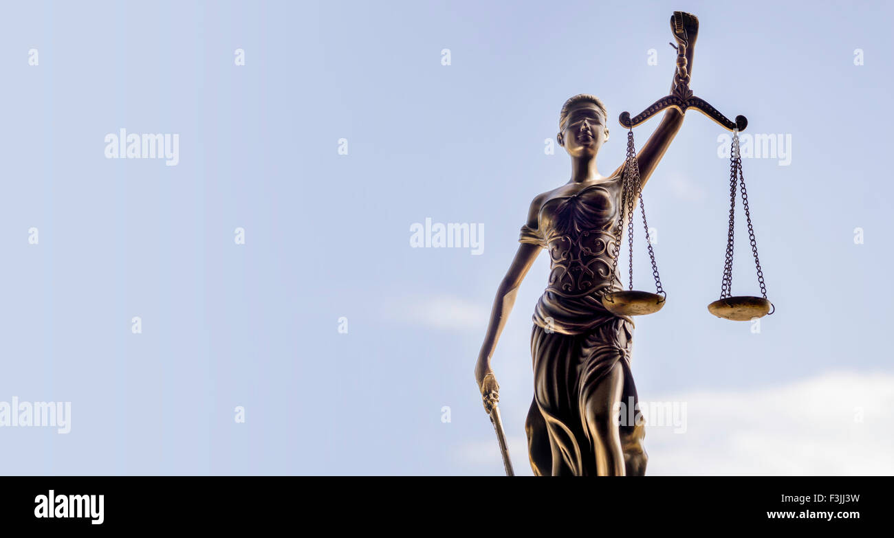 Droit juridique droit concept, balance de la justice Banque D'Images